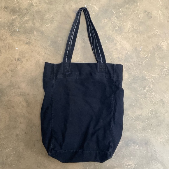 Vintage Y2K Hurley Cotton Canvas Logo Tote Bag - Picture 3 of 4